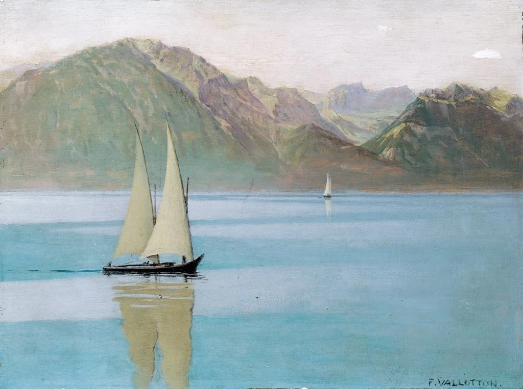 Barca sul lago di Ginevra, 1892